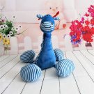 JellyCat Jelly Kitten Pacifier Holder Plush Blue Giraffe with White Stripes Crinkle Toy