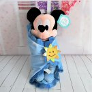 Disney Parks Babies - Mickey Mouse Plush Baby in a Blue Blanket with Sparkle Sunshine Snap