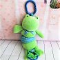 Koala Baby - Clip-On Green Plush Frog Rattle Vibrates with Ribbit Sound