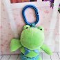 Koala Baby - Clip-On Green Plush Frog Rattle Vibrates with Ribbit Sound
