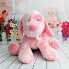 Baby Ganz - Pink Plush Dog "My First Puppy" with Pink Ribbon Around the Neck