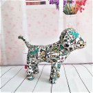 Victoria's Secret Pink - Multicolored Plush Dog GRAFFITI Words