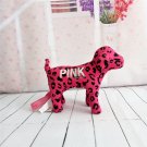 Victoria's Secret Pink - FOREVER  PINK  Black Leopard Pattern Stuffed  Dog