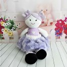 Baby Gear 2012 - Plush Doll Purple Dress with Rosettes and Ribbon Pigtails