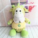 Kellytoy 2011 - Yellow Green Giraffe Plush  Button Eyes