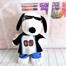 Hallmark Peanuts- "Joe Cool Graduate 09" Snoopy Plush Dog Blue-Black Sport Suit and Black Sunglasses