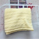 Wamsutta Baby - Soft Yellow Acrylic Baby Blanket Rounded Edge