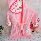 Just One You by Carter's - Baby Girl Pink Polka Dots Kitten Hooded Robe, Size 0-9 Months