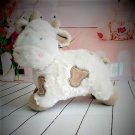 Koala Baby - White Cow with Gray Spots Plush Rattle for Babies
