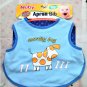 NUBY Country Boy Baby Apron Bib 100% Cotton Tie Closure and Arm Straps.