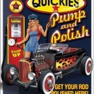 Quickie's Pump and Polish Tin Sign, Nostalgic, Metal, Father's Day