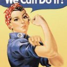 Rosie Riveter Tin Sign Mother's Day Gift Kitchen Pantry