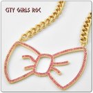 Bow Tie Pendant Necklace