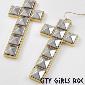 Silver earrings