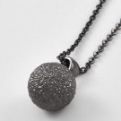 Black ball necklace