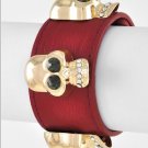 Red 3skull bracelet
