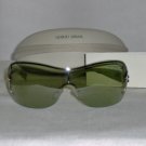 B. New Giorgio Armani Light Gold / Green Sunglasses: Mod. 427 & Case