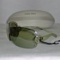 B. New Giorgio Armani Light Gold / Green Sunglasses: Mod. 427 & Case