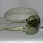 B. New Giorgio Armani Light Gold / Green Sunglasses: Mod. 427 & Case