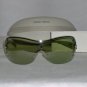 B. New Giorgio Armani Light Gold / Green Sunglasses: Mod. 427 & Case