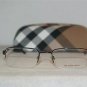Brand New Burberry Dark Brown Eyeglasses: Mod. 1044 (1004) 49-19 & Case