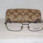 Brand New Coach Black Eyeglasses: Mod. Riley 51-17 & Case