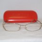 Brand New Valentino Gold Eyeglasses: Mod. 5337 & Case