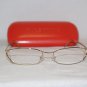 Brand New Valentino Gold Eyeglasses: Mod. 5337 & Case