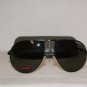 Brand New Carrera Matte Black Sunglasses: Mod. Carrera 1 (PDE) 61-14 & Case