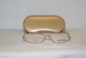 Brand New Caviar Gold Eyeglasses: Mod. 1755 & Case