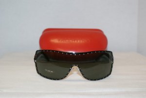 Brand New Valentino Black Sunglasses: Mod. 5435 & Case