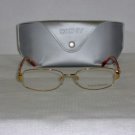 Brand New Donna Karan Gold Eyeglasses: Mod. 3551 & Case