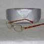 Brand New Donna Karan Gold Eyeglasses: Mod. 3551 & Case