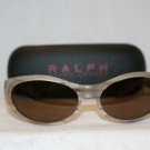 New Ralph by Ralph Lauren Cream Sunglasses: 7546 & Case