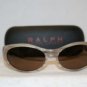New Ralph by Ralph Lauren Cream Sunglasses: 7546 & Case