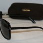 New Tom Ford Shiny Black Sunglasses: Mod. TF 165 0165 (01A) 61-13 & Case