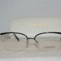 Brand New Versace Silver & Black Eyeglasses: Mod. 1188 (1287) 52-16 & Case