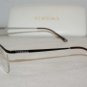 Brand New Versace Silver & Black Eyeglasses: Mod. 1188 (1287) 52-16 & Case