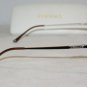Brand New Versace Silver & Black Eyeglasses: Mod. 1188 (1287) 52-16 & Case