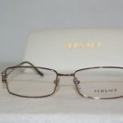 Brand New Versace Shiny Brown Eyeglasses: Mod. 1092-B (1045) 51-16 & Case