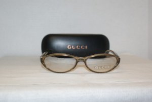 Brand New Gucci Champagne Sunglasses: Mod. 2497 & Case
