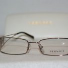 Brand New Versace Shiny Brown Eyeglasses: Mod. 1111 (1013) 51-17 & Case