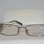 Brand New Versace Shiny Brown Eyeglasses: Mod. 1111 (1013) 51-17 & Case