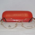 Brand New Valentino Gold Rose Eyeglasses: Mod. 5059 (3ZM) & Case
