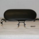 Brand New DKNY Black Matte Eyeglasses: Mod. 5607 (1004) 52-17 & Case