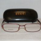 Brand New Gucci Burgundy Eyeglasses: Mod. 1817 (43L) 53-17 & Case