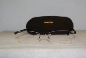 Brand New Tom Ford Gunmetal Eyeglasses: Mod. TF 5199 (008) 55-18 & Case