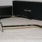 Brand New Prada Gunmetal Eyeglasses: Mod. VPR 50N (5AV-1O1) 54-17 & Case