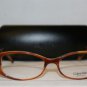 New Calvin Klein Olive Amber Eyeglasses: Mod 783 & Case