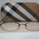 Brand New Burberry Silver Eyeglasses: Mod. 8911 47-17 & Case